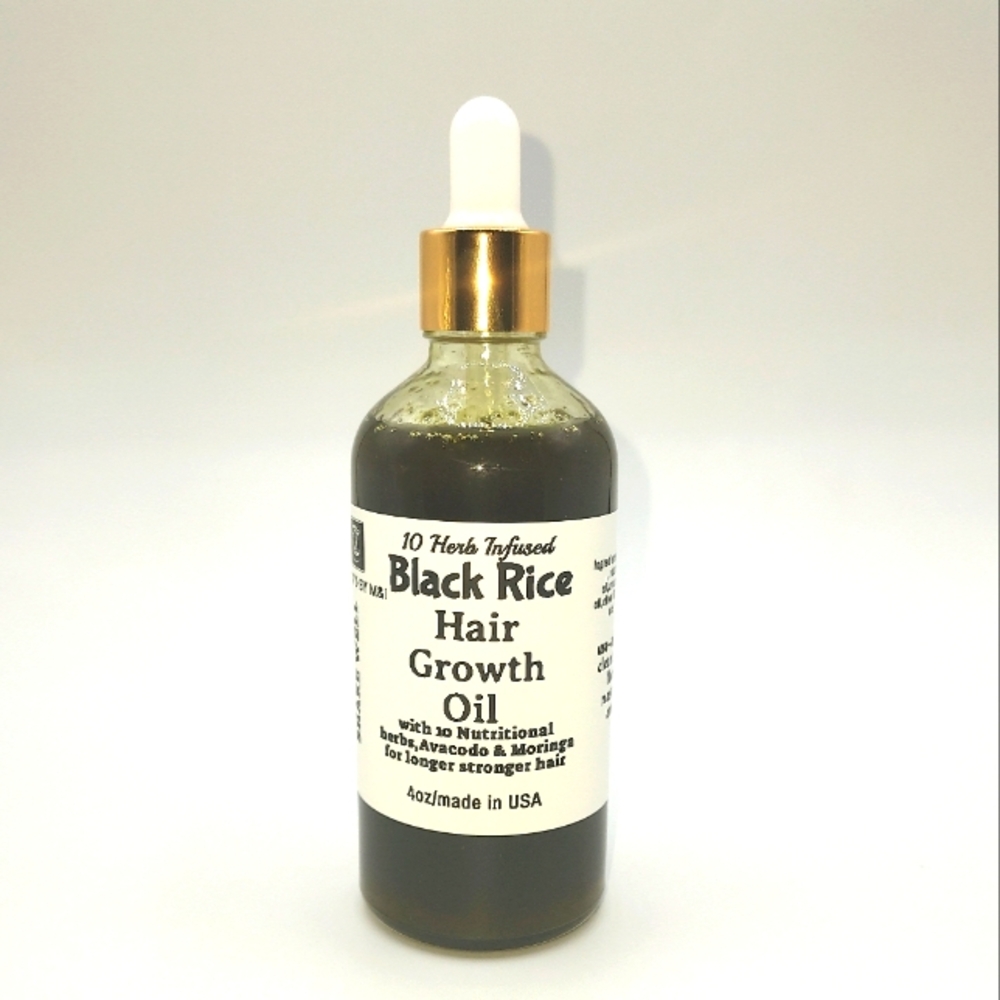 Veganic 10 Herb Black Rice Oil With Moringa